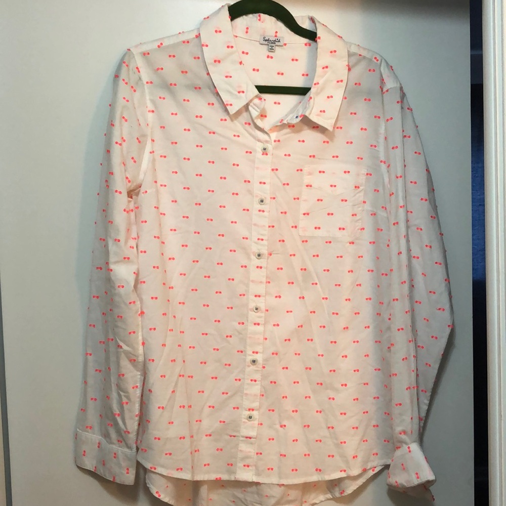 Like New Splendid Button Down, With Back Detail - image 1